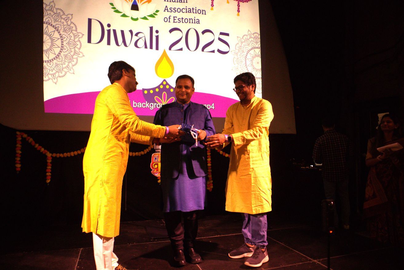 Diwali 2025 on stage in Tallinn